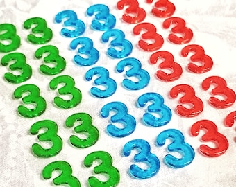 Edible sugar numbers for your special occasion cakes, Your choice number/numbers. Custom color/colors, Birthday cake, Anniversary, New Year