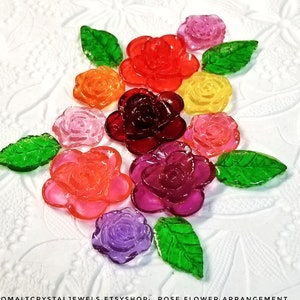Isomalt Roses: Custom Cake Topper, Princess Birthday Decor, Custom Color