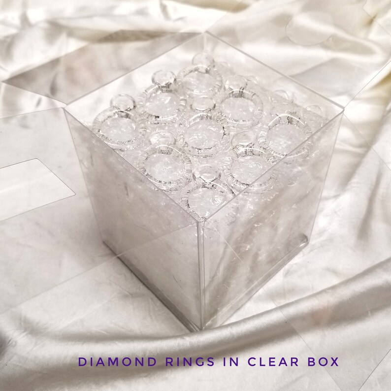 63 Edible Diamond Rings Sugar Diamond Ring Real size sugar Etsy