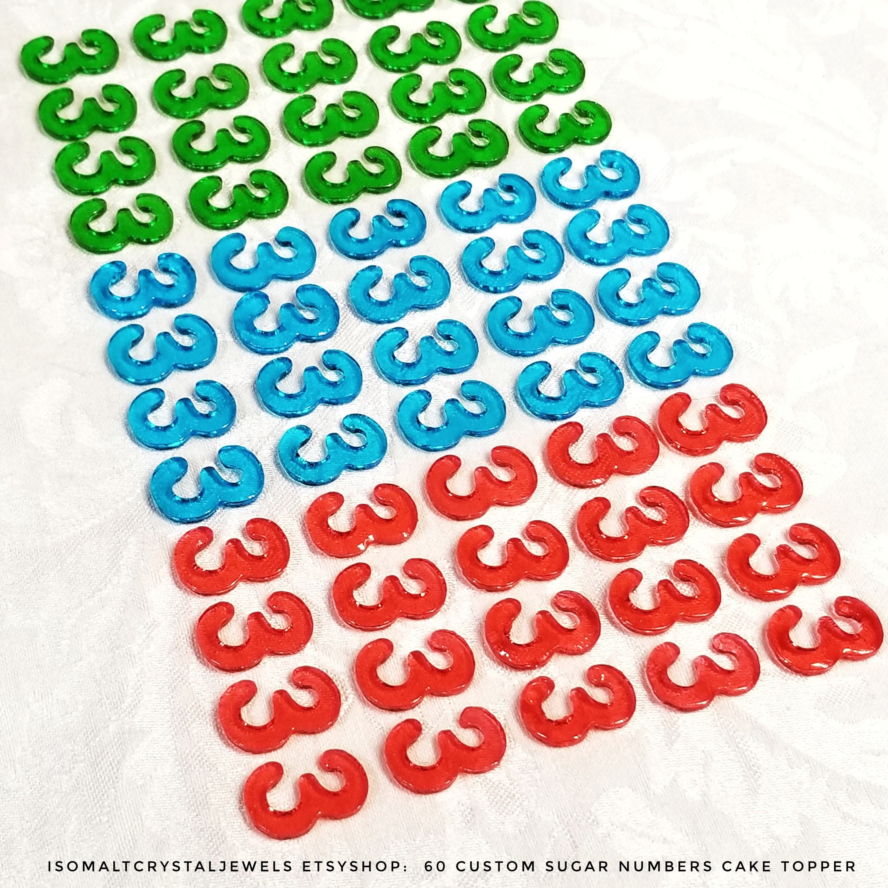 24 edible birthday numbers 59 to 82 24 edible birthday numbers 59 to 82