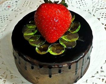 Edible Oval Isomalt Sugar Gems: Cake & Ring Box Cookie Decoration (48 Pieces, Size OV4)