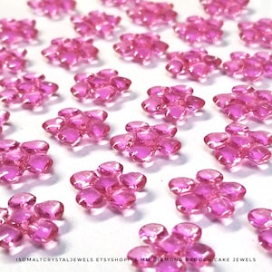 16 Diamond Brooches: Isomalt Jewels, Cake Decoration, Custom Color
