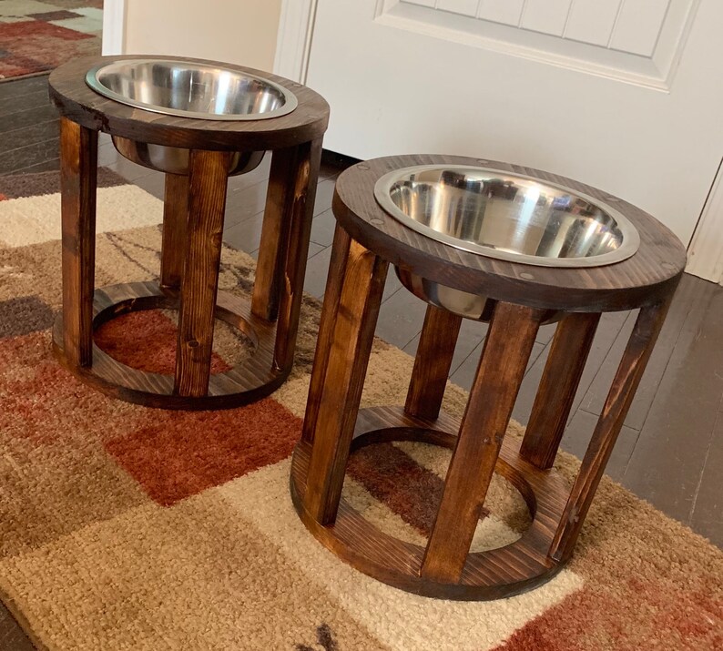 12 Inch Tall Dog Food Bowl Stand stand Only Etsy