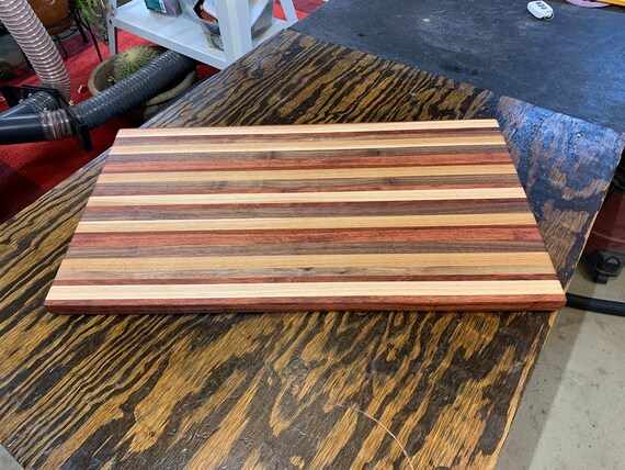 Large hardwood cutting board