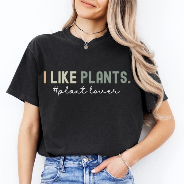 Plant T-Shirt, Plant Lover Shirt, Gardening Shirt, Botanical Flower Crewneck, Flowering Shirt, Plant Lady Shirt, Gift for Plant Person