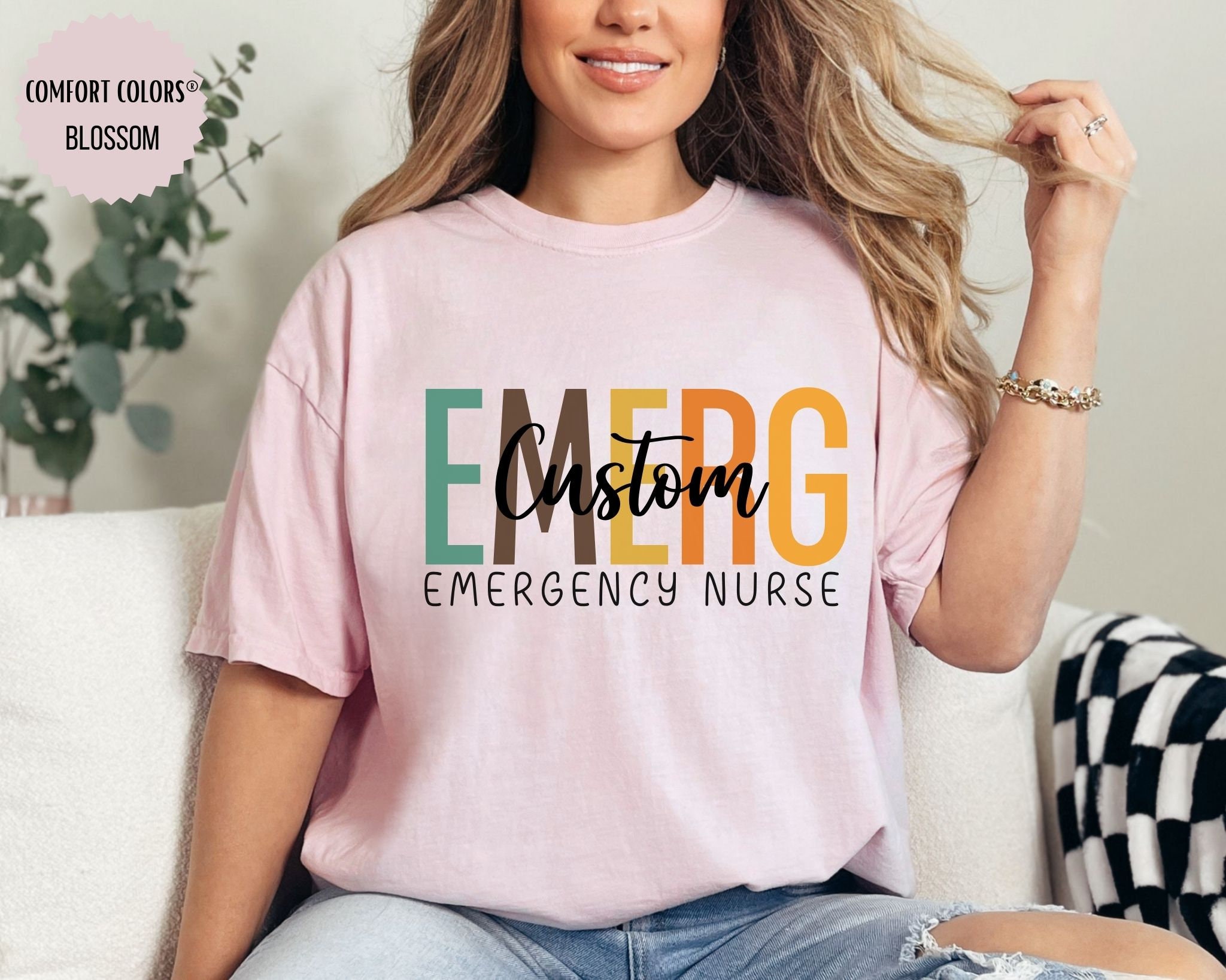 Custom Emergency Room Nursing Shirt, Emergency Nurse Shirt, Emergency ...