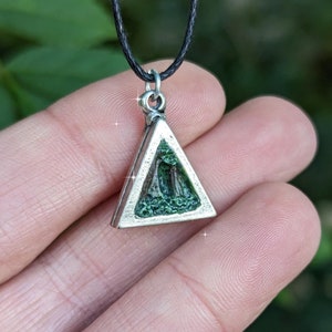 Forest necklace, small forest, fantasy jewelry, magic forest, mini necklace pendant, nature jewelry, unique