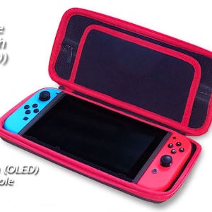 N-Switch 1st Gen/N-Switch (OLED) 2nd Gen Portable Games Console & Kit de bolsa de acessórios (*Switch Console NÃO incluído)