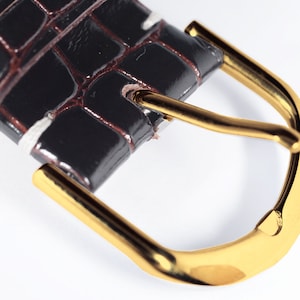 18 Carat Gold Plated (Stainless Steel) Wristwatch Strap Buckle (to fit 20/18mm)