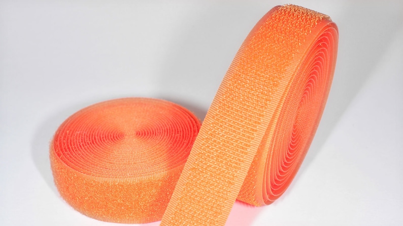absolute-magic.com - 20mm Wide Sewn-On Hook & Loop Tapes (1 Metre+ min) Non-Adhesive Backing (in 6 other Colours) FREE SHIPPING