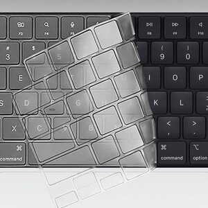 absolute-magic.com -VALUE DOUBLE-Pack MacBook Air 13.6" M2 (2022) or Double-Pack MacBook Pro 14.2"/16.2" Keyboard Cover Guard/Skin Protector (US Keyboard Only)
