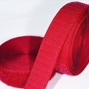 absolute-magic.com - 20mm Wide Sewn-On Hook & Loop Tapes (1 Metre+ min) Non-Adhesive Backing (in 6 other Colours) FREE SHIPPING