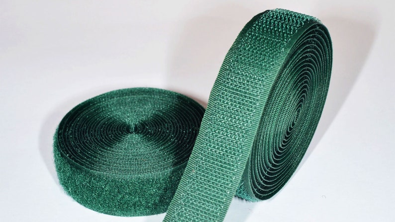 absolute-magic.com - 20mm Wide Sewn-On Hook & Loop Tapes (1 Metre+ min) Non-Adhesive Backing (in 6 other Colours) FREE SHIPPING