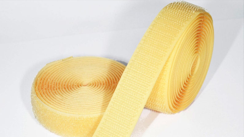 absolute-magic.com - 20mm Wide Sewn-On Hook & Loop Tapes (1 Metre+ min) Non-Adhesive Backing (in 6 other Colours) FREE SHIPPING