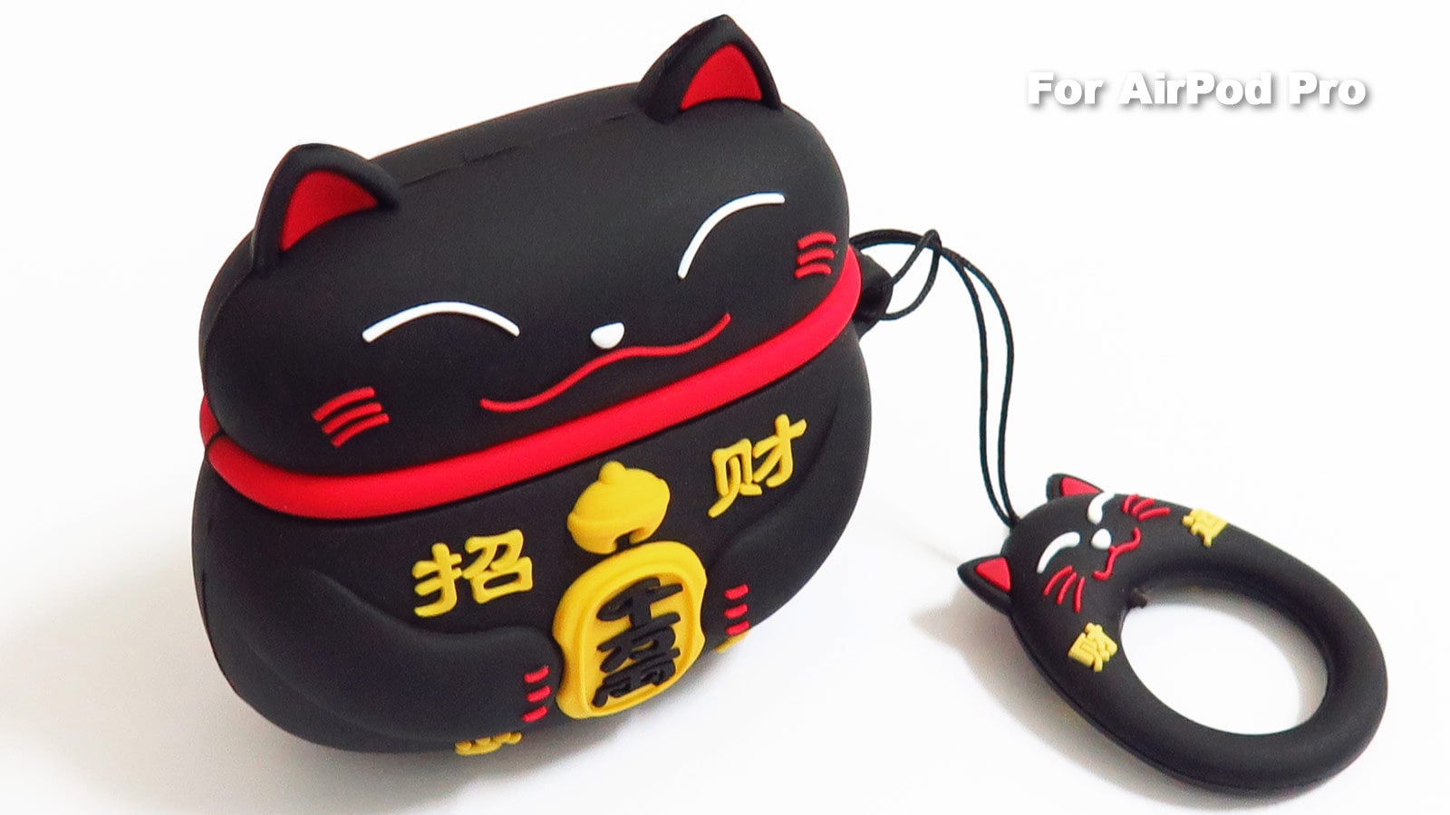 Lucky Cat Novelty Airpod 2nd Gen Pro Silicon Protective Lucky Cat Novelty Airpod 2nd Gen Pro Silicon Protective