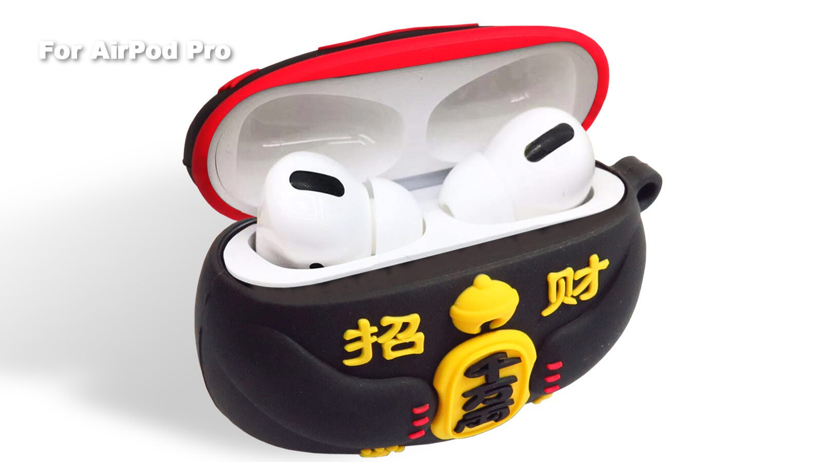 Lucky Cat Novelty Airpod 2nd Gen Pro Silicon Protective Lucky Cat Novelty Airpod 2nd Gen Pro Silicon Protective