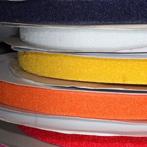 absolute-magic.com - 20mm Wide Sewn-On Hook & Loop Tapes (1 Metre+ min) Non-Adhesive Backing (in 6 other Colours) FREE SHIPPING