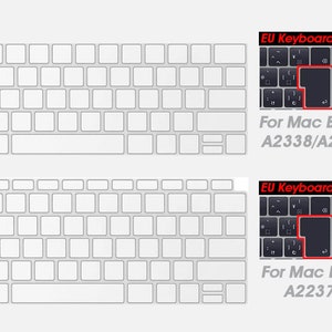 absolute-magic.com - DOUBLE-Pack MacBook Pro 13" or Double-Pack MacBook Air 13" Keyboard Cover Guard/Skin Protector (Available for US & EU Keyboard)