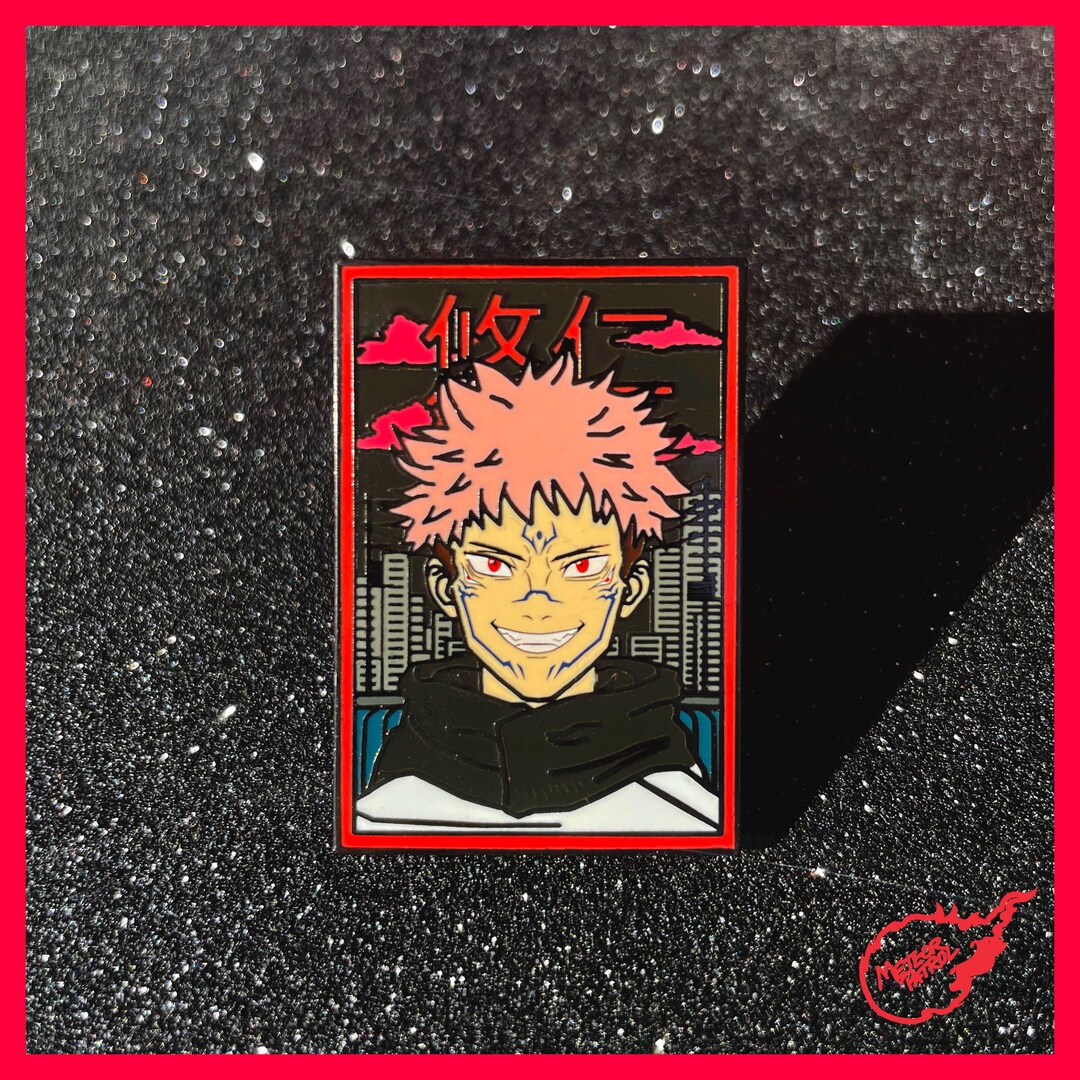 Jujutsu Kaisen Yuji Itadori [sukuna Variant] Enamel Pin - Etsy Canada