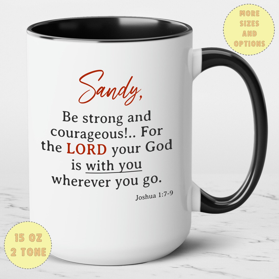 Personalized Bible Verse Coffee Mug, Bible Study Gift, Prayer Partner ...