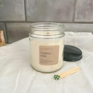 VELA DE SOJA EN FRASCO, Vela en Frasco de 9 oz, Vela en Frasco Perfumada, Vela Estilo Campestre