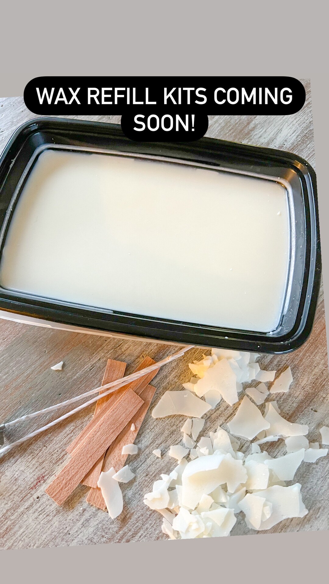 Farmhouse Candle Refill, 48 Oz Candle Refill, Dough Bowl Candle Refill