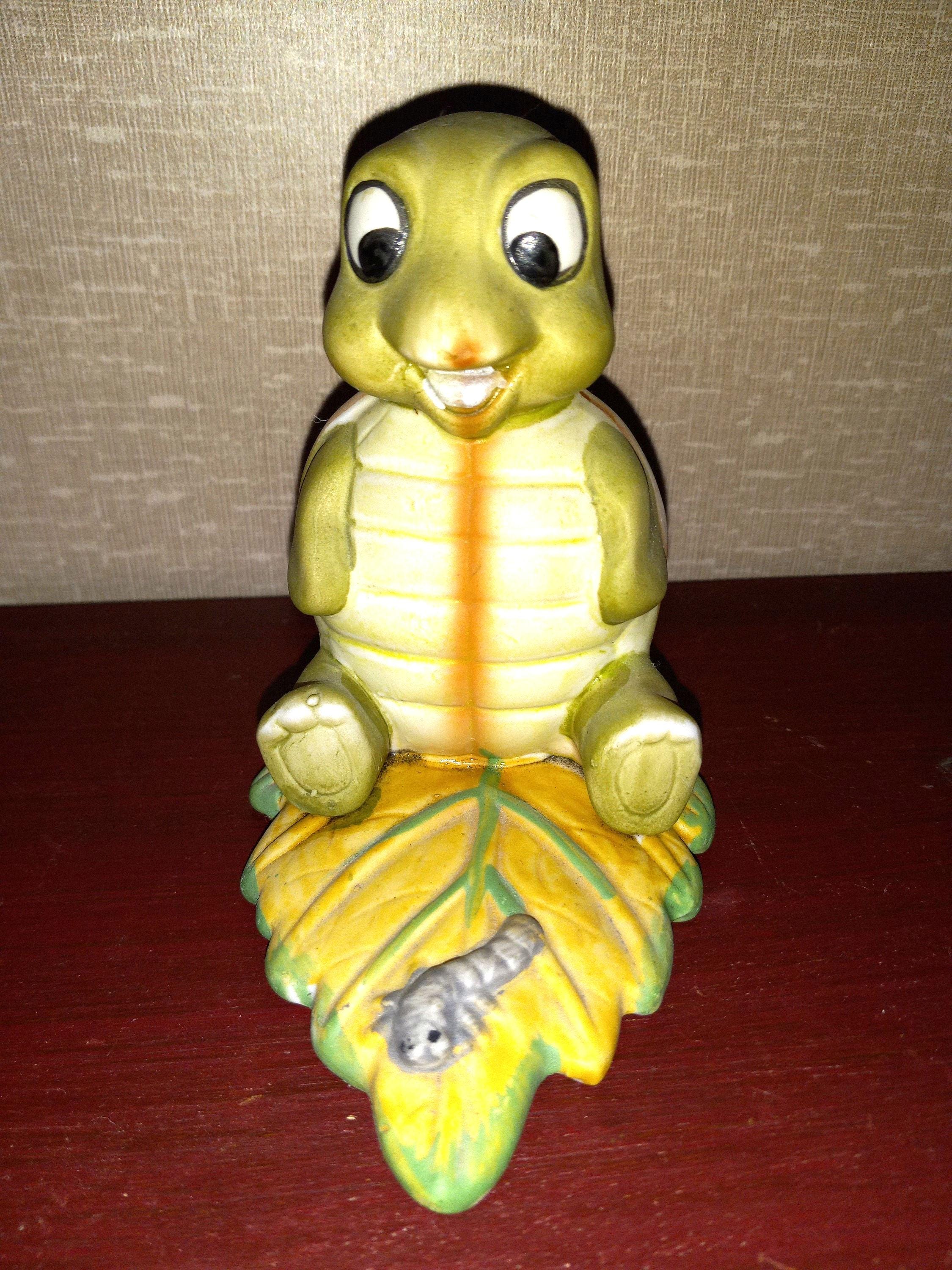 1980s Homco Turtle and Friend Caterpillar Figurine - Etsy