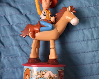 Vintage 1999 McDonald's Pixar Toy Story 2 Woodys Roundup Bullseye Candy/Gum Dispenser