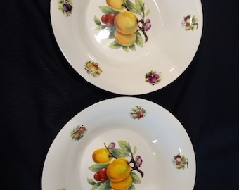 Vintage Formalities by Baum Brothers 2 Cereal/Soup Bowls