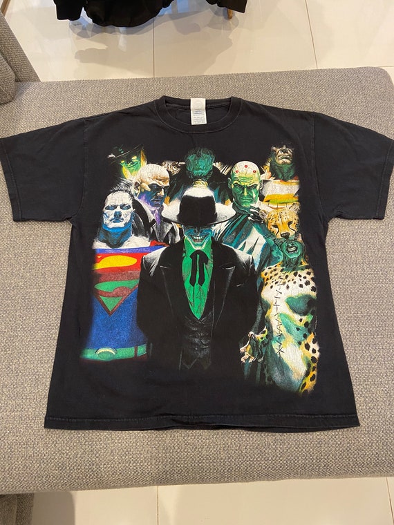 Vintage Alex Ross DC Villain 1990s original shirt