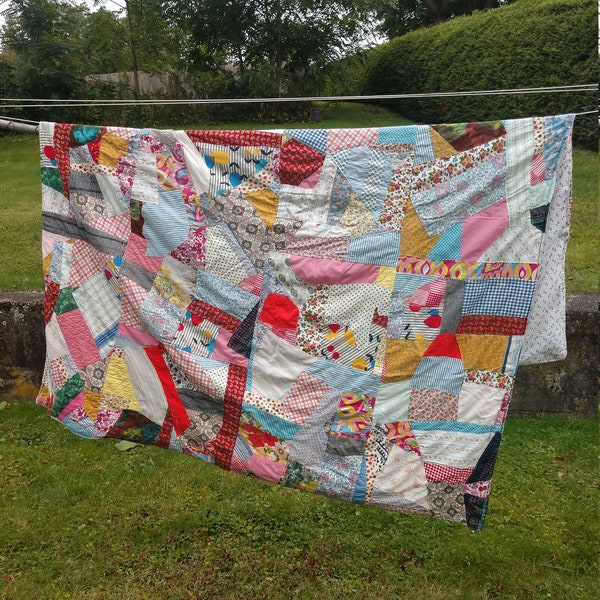 Vintage Hand Stitched Quilt