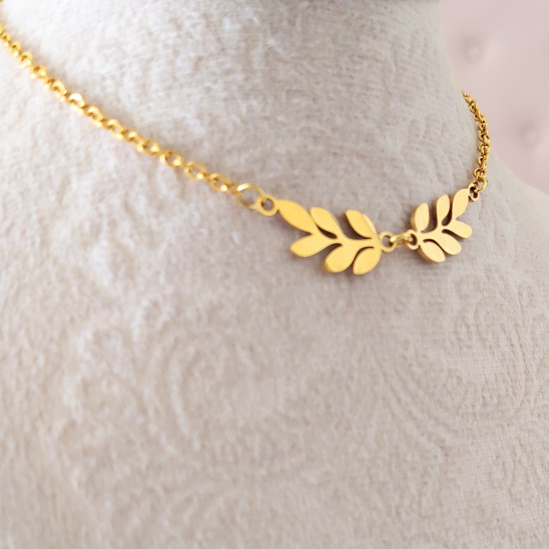 Simple And Simple Round Turquoise Leaves With Multiple Layers Necklace