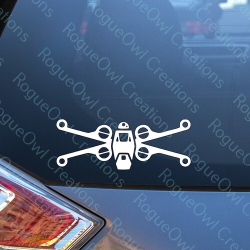 Star Wars Rogue Squadron Vinyl Decal Car Window Bumper Sticker Etsy