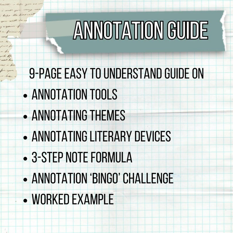 Oedipus Rex Annotation Guide | VCE English Literature Study (PDF ...
