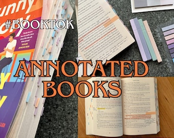 Annotated Books | Hand Annotated BookTok Book | Bookish Gifts