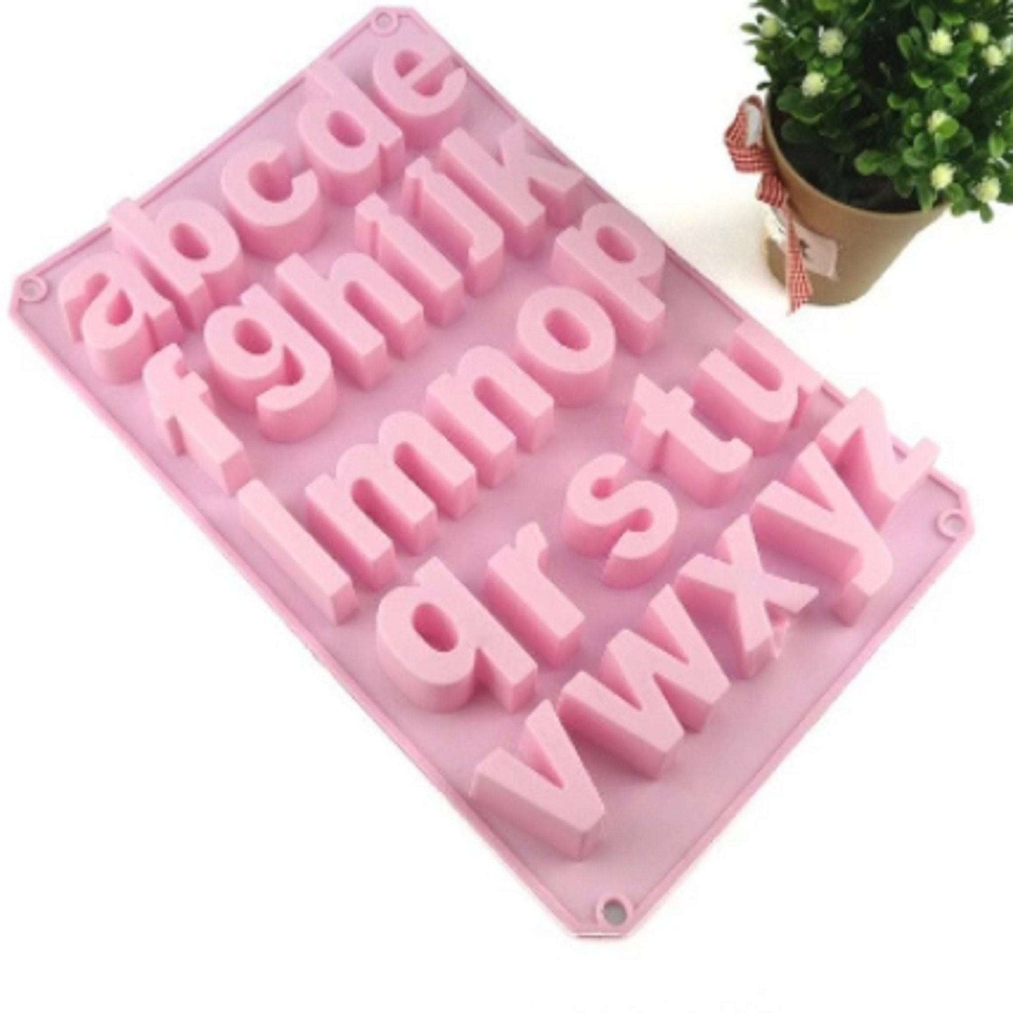 Silicone Alphabet Molds for Concrete Cement Capital Letter Etsy