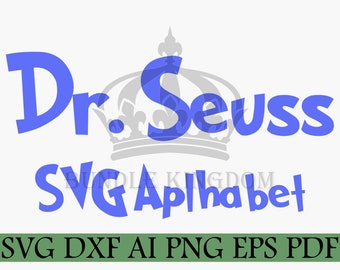 svg alphabet font, dr seuss svg, dr seuss svg font, dr seuss inspired, svg alphabet font,