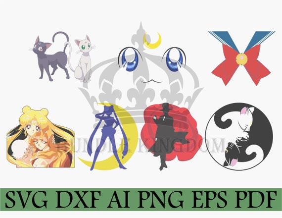 Download Free Sailor Moon Svg Luna Svg Tuxedo Mask Svg Cat Svg Anime Etsy SVG Cut Files