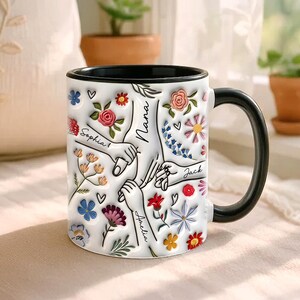 Nana Mug, Grandma Mugs, Custom Grandma Gifts from Grandchildren, Grandmother Birthday Mothers Day Gift