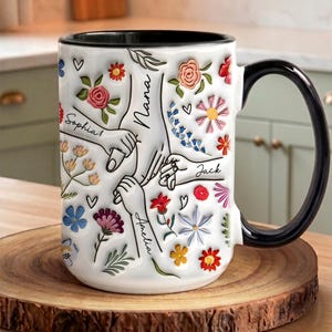 Nana Mug, Grandma Mugs, Grandmother Birthday Mothers Day Gift From Grandchildren