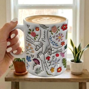 Nana Mug, Grandma Mugs, Custom Grandma Gifts from Grandchildren, Grandmother Birthday Mothers Day Gift