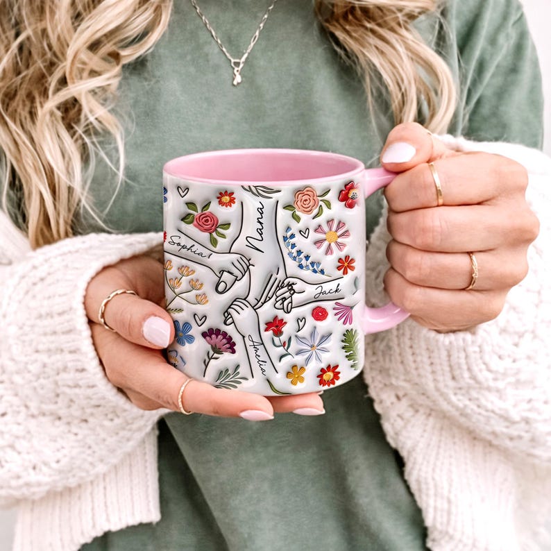 Nana Mug, Grandma Mugs, Custom Grandma Gifts from Grandchildren, Grandmother Birthday Mothers Day Gift