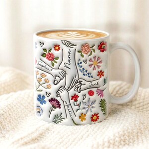 Nana Mug, Grandma Mugs, Custom Grandma Gifts from Grandchildren, Grandmother Birthday Mothers Day Gift
