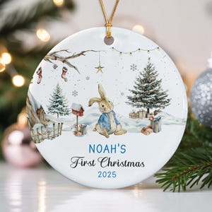 Adorno navideño para bebé, adorno navideño personalizado para bebé, adorno para recién nacido, recuerdo para bebé, regalo para baby shower, regalo para nuevos padres