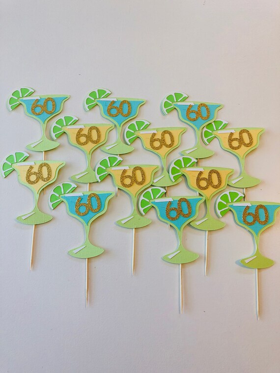 Margarita Cupcake Toppers Etsy