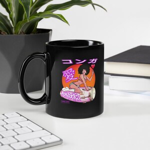 Conga love - Black Glossy Mug