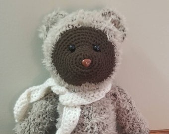 Crochet Bear, crochet teddy bear, handmade bear, stuffed bear ,amigurumi bear, plush bear, teddy bear,teddy, handmade teddy bear