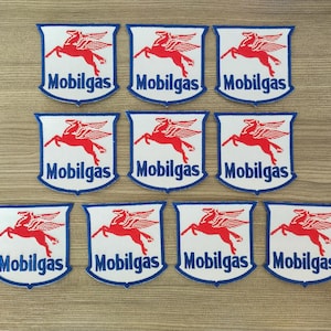 10 pcs Mobil Gas Oil Station Motor Car, Motorcycles, MotoGP, Motor Sport, Racing Car F1 Iron on Patch Embroidered Sew-on Garment Clothing