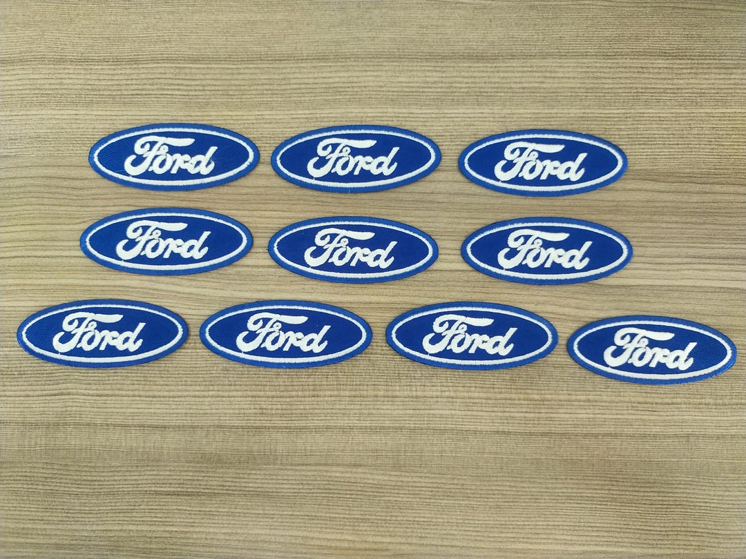 10 Pcs Blue Ford Logo Iron on Patch: Embroidered Sew-on Applique - Etsy