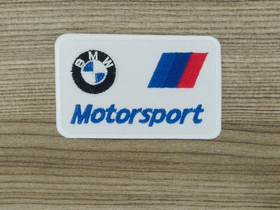 BMW Embroidered Iron-on Patches: Motorcycle, Racing Car Logos (18